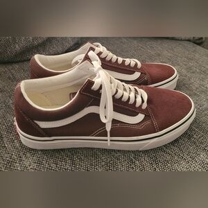 VANS Brown and White Sneakers